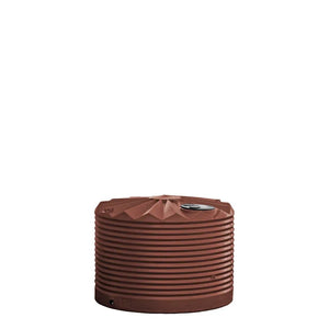 17338 - Tanks - Poly Rainwater Tank Low Profile 2,250L - Heritage Red - Austral Ag