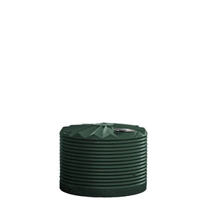 17337 - Tanks - Poly Rainwater Tank Low Profile 2,250L - Heritage Green - Austral Ag