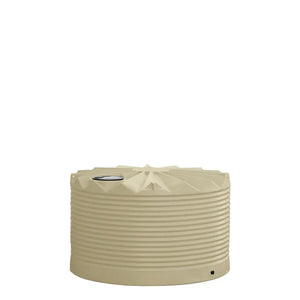 17405 - Tanks - Poly Rainwater Tank Low Profile 4,000L - Smooth Cream - Austral Ag