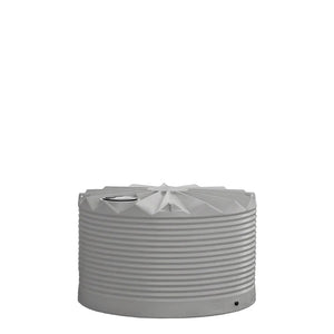 17395 - Tanks - Poly Rainwater Tank Low Profile 4,000L - Gull Grey - Austral Ag