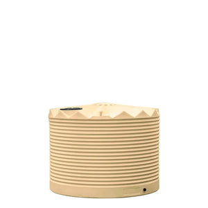 17494 - Tanks - Poly Rainwater Tank Low Profile 5,000L - Wheat - Austral Ag