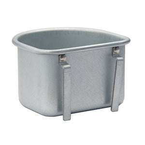 18596 - Animal Accessories - Poultry D Feeder Galvanised Steel with Hooks - 8cm - Austral Ag