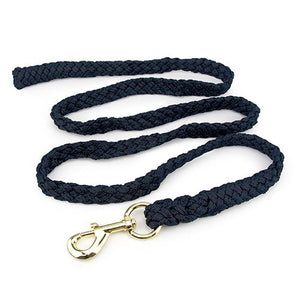 13848 - Animal Accessories - Rope Lead with Brass Snap - Blue - 2m - Austral Ag