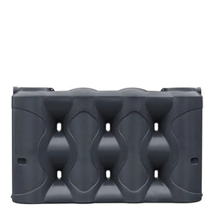 17603 - Tanks - Slimline Low Profile Poly Rainwater Tank 3,000L - Metal Grey - Austral Ag