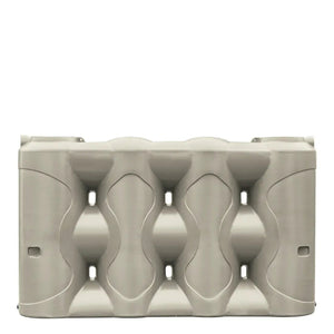 17598 - Tanks - Slimline Low Profile Poly Rainwater Tank 3,000L - Evening Haze - Austral Ag