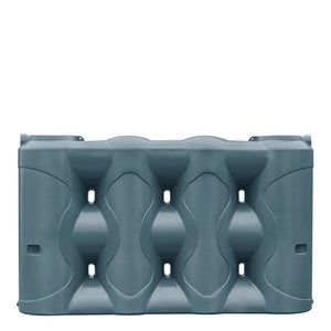 17609 - Tanks - Slimline Low Profile Poly Rainwater Tank 3,000L - Stormedge Blue - Austral Ag