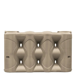 17593 - Tanks - Slimline Low Profile Poly Rainwater Tank 3,000L - Beige - Austral Ag