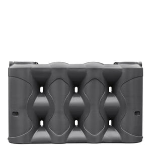17596 - Tanks - Slimline Low Profile Poly Rainwater Tank 3,000L - Dark Grey - Austral Ag