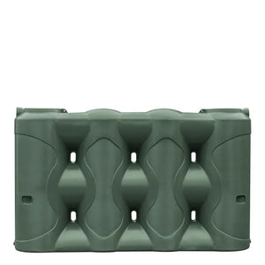 17606 - Tanks - Slimline Low Profile Poly Rainwater Tank 3,000L - Mist Green - Austral Ag