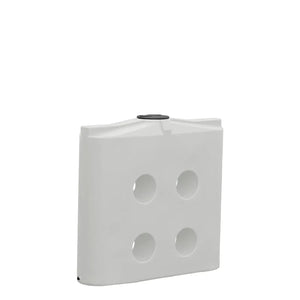 17263 - Tanks - Slimline Poly Rainwater Tank 1,000L - Tank White - Austral Ag