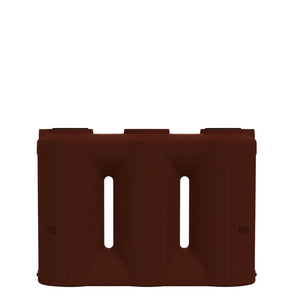 17541 - Tanks - Slimline Poly Rainwater Tank 2,000L - Heritage Red - Austral Ag