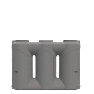 17539 - Tanks - Slimline Poly Rainwater Tank 2,000L - Gull Grey - Austral Ag