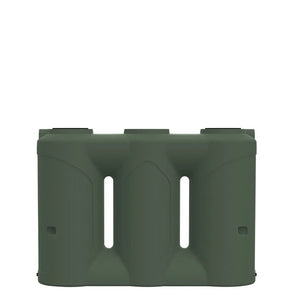 17545 - Tanks - Slimline Poly Rainwater Tank 2,000L - Mist Green - Austral Ag