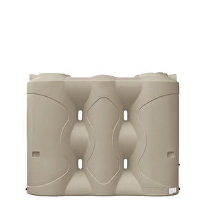 17580 - Tanks - Slimline Poly Rainwater Tank 3,000L - Beige - Austral Ag