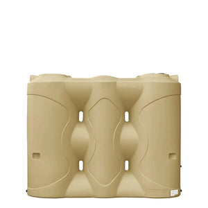 17584 - Tanks - Slimline Poly Rainwater Tank 3,000L - Desert Haze - Austral Ag