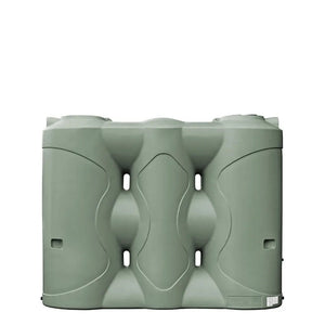 17617 - Tanks - Slimline Poly Rainwater Tank 3,000L - Mist Green - Austral Ag