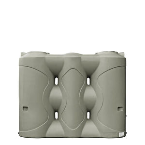 17586 - Tanks - Slimline Poly Rainwater Tank 3,000L - Earth Tone - Austral Ag