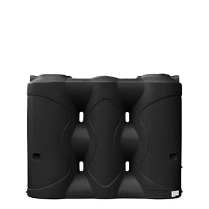 17582 - Tanks - Slimline Poly Rainwater Tank 3,000L - Black - Austral Ag