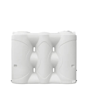 17647 - Tanks - Slimline Poly Rainwater Tank 3,000L - Tank White - Austral Ag