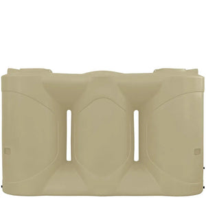 17693 - Tanks - Slimline Poly Rainwater Tank 5,000L - Smooth Cream - Austral Ag