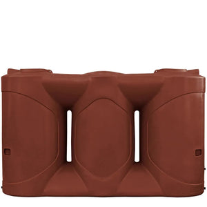 17685 - Tanks - Slimline Poly Rainwater Tank 5,000L - Heritage Red - Austral Ag