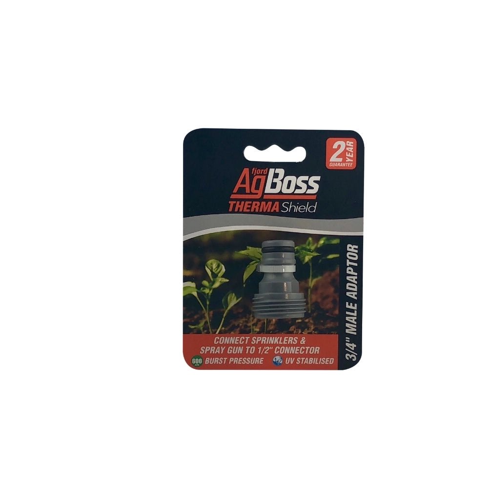 Sprinkler & Spray Gun Connector - Male Adaptor - 3/4" - Fittings - Austral Ag