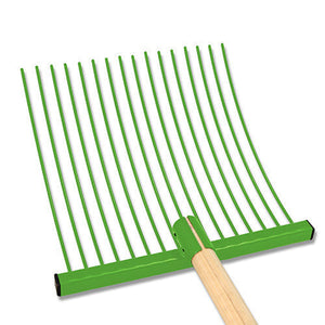 13627 - Hardware - Supreme Narrow Stable Fork - Green - Austral Ag