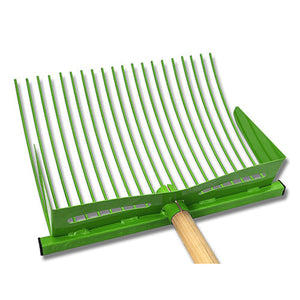 13639 - Hardware - Supreme Shovel Rake - Green - Austral Ag