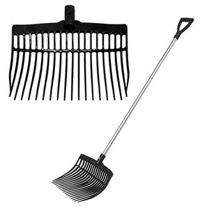 13597 - Hardware - Supreme Stable Fork Plastic - Black - Austral Ag