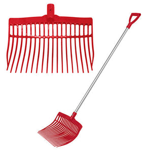 13603 - Hardware - Supreme Stable Fork Plastic - Red - Austral Ag