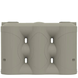 17702 - Tanks - Tall Slimline Poly Rainwater Tank 5,000L - Evening Haze - Austral Ag