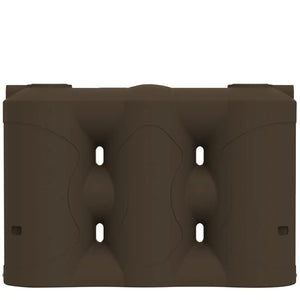 17695 - Tanks - Tall Slimline Poly Rainwater Tank 5,000L - Autumn Brown - Austral Ag