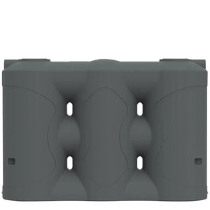 17696 - Tanks - Tall Slimline Poly Rainwater Tank 5,000L - Armour Grey - Austral Ag