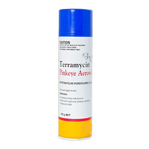 10070 - Animal Health - Terramycin Pinkeye Aerosol Carton - 125g - Austral Ag