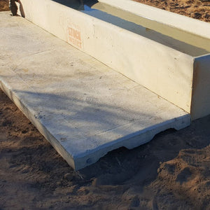 12155 - Precast - Trough Apron - 3m - Austral Ag