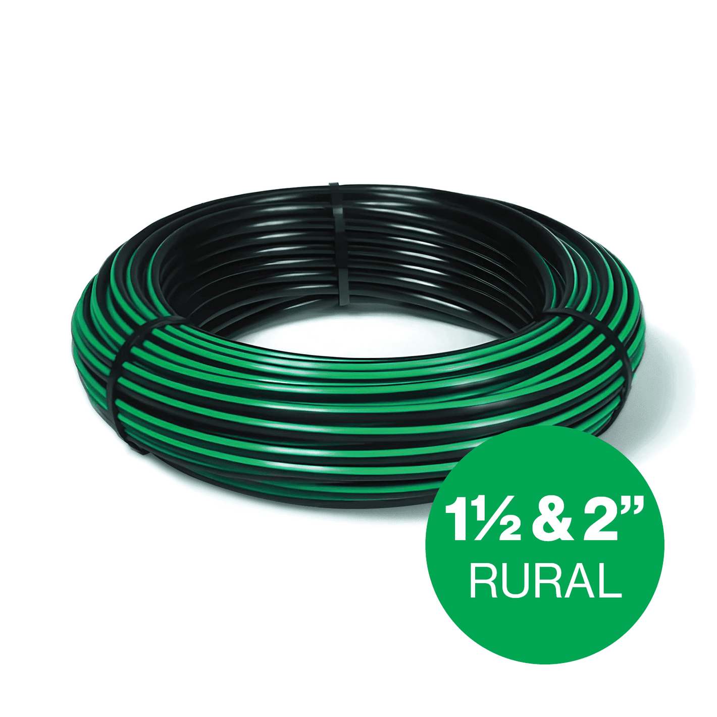 1 1/2 & 2" Rural Green Poly Pipe Poly Pipe Elsam