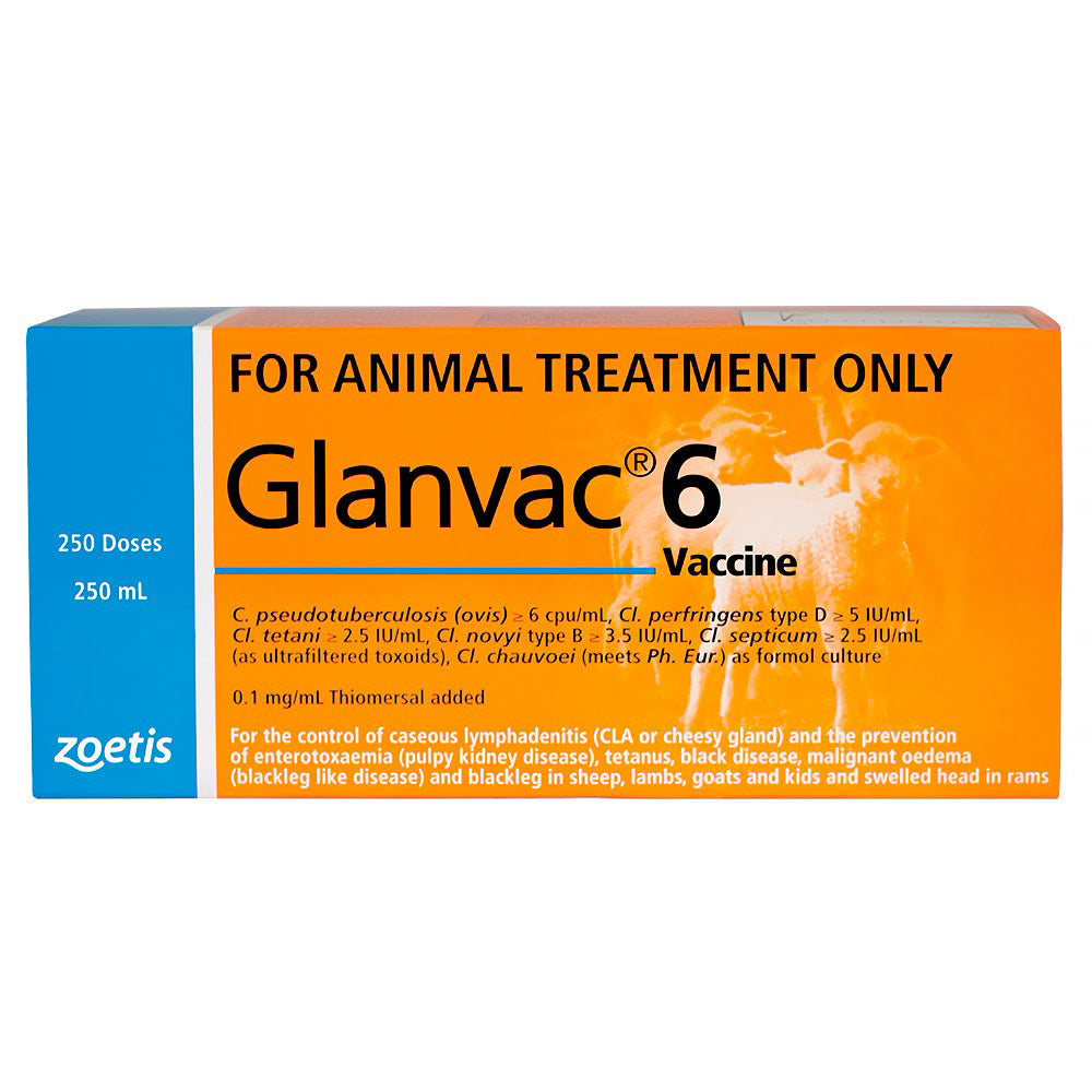 Glanvac 6 Bottle Zoetis Australia Pty Limited