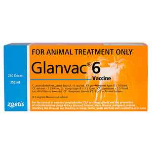 Glanvac 6 Bottle Zoetis Australia Pty Limited