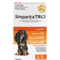 Simparica Trio 10.120kg  3 Pack Animal Health Austral Ag Blue  