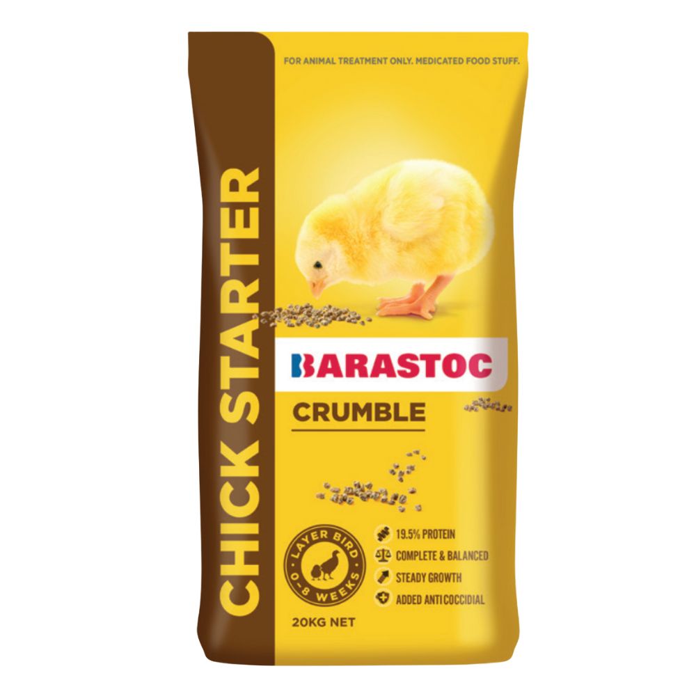 Barastoc Chick Starter - Crumble Pellets - 20kg