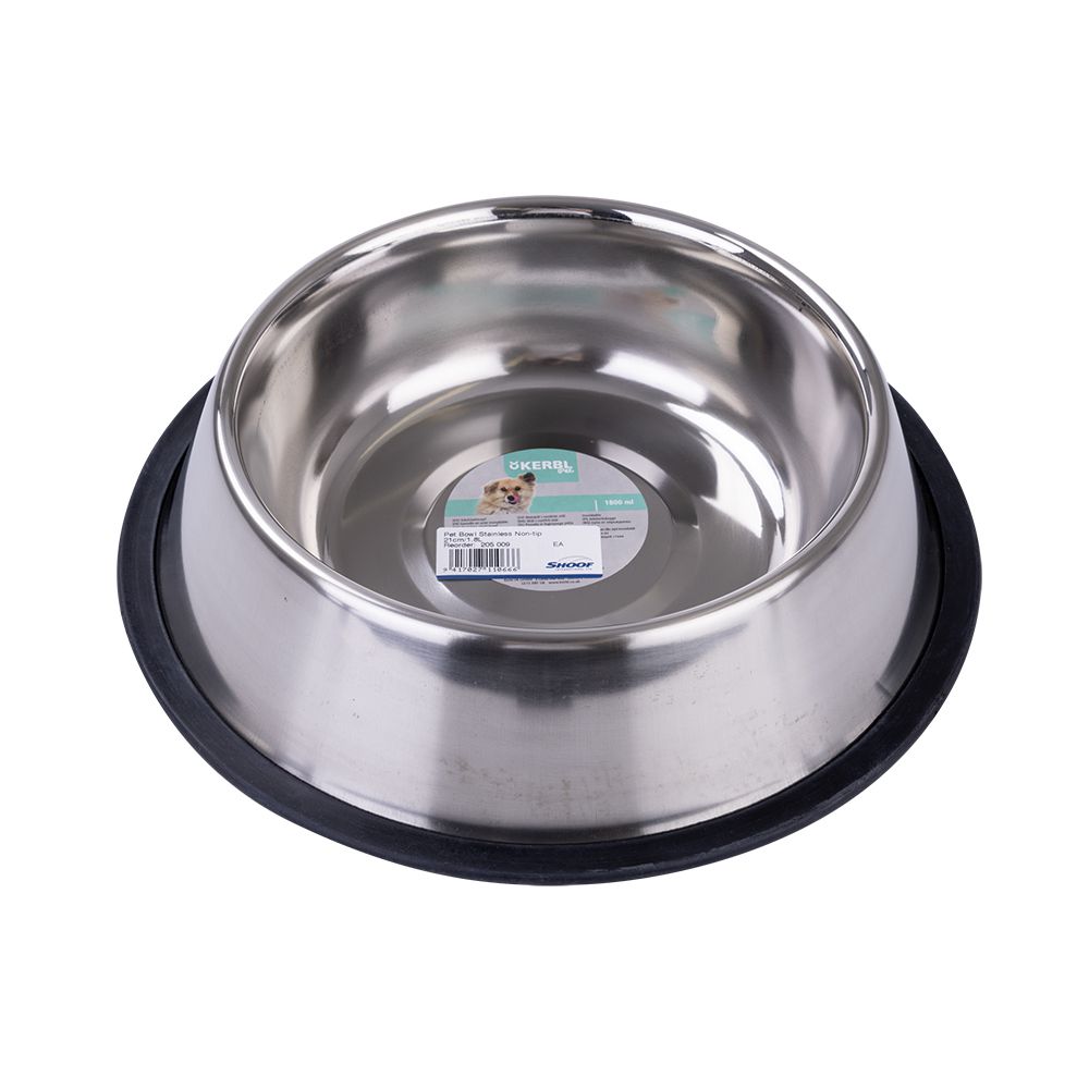 Pet Bowl Stainless Nontip / Shoof International (Australia) Pty Ltd 21cm 1.8L