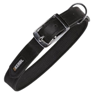 10308 - Animal Accessories - Kerbl Dog Collar with Chrome Fittings - Anti - Slip Rubber - 20mm x 33 - 39cm - Austral Ag