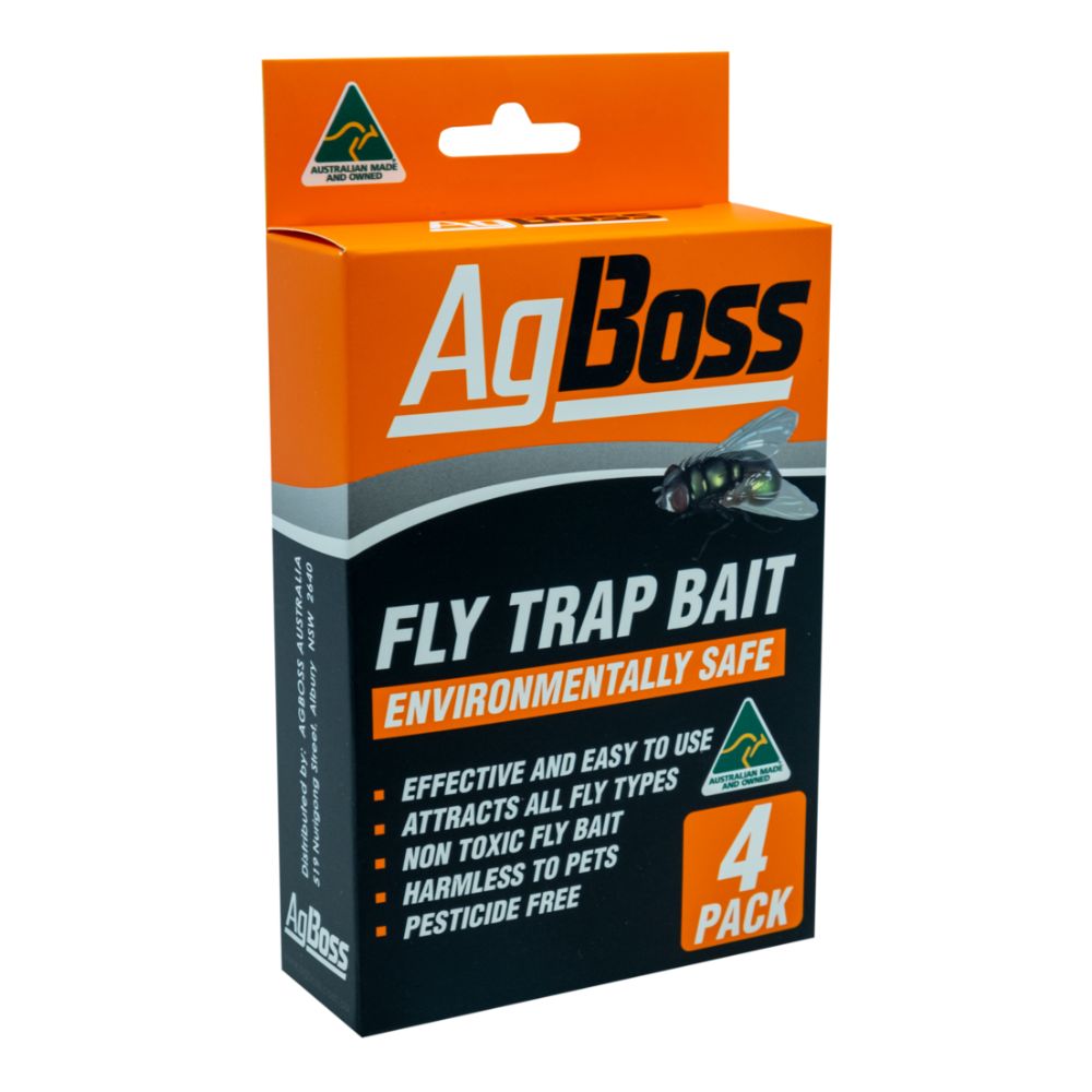 Fly Trap Non Toxic Bait - 4pk