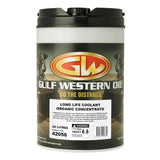 Gulf Western Oil long life coolant container on a white background