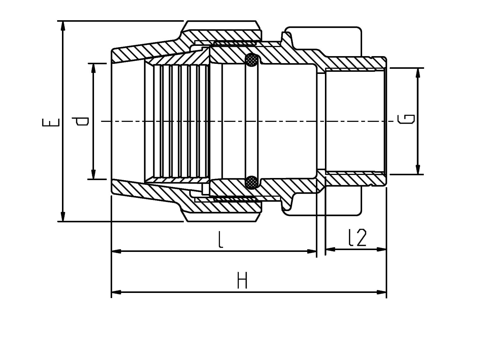 10832- Fittings-Adaptor - Female - Metric-16mm x 3/4" - Austral Ag