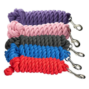 11330- Animal Accessories-Cotton Lead Rope-Black - Austral Ag