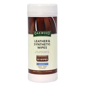 11394 - Hardware - Oakwood Leather & Synthetic Wipes - 30Pk - Austral Ag