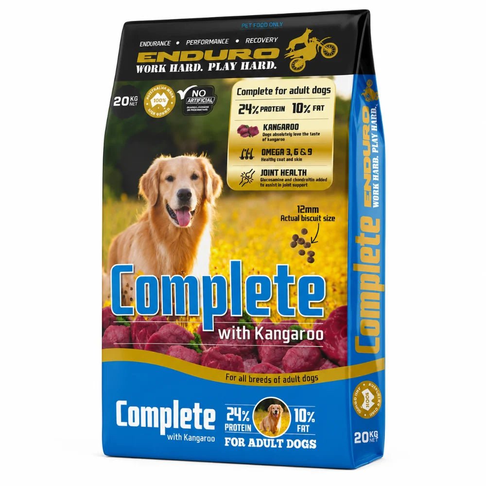 11741- Feed-Enduro - Complete Dog Food-20kg - Austral Ag