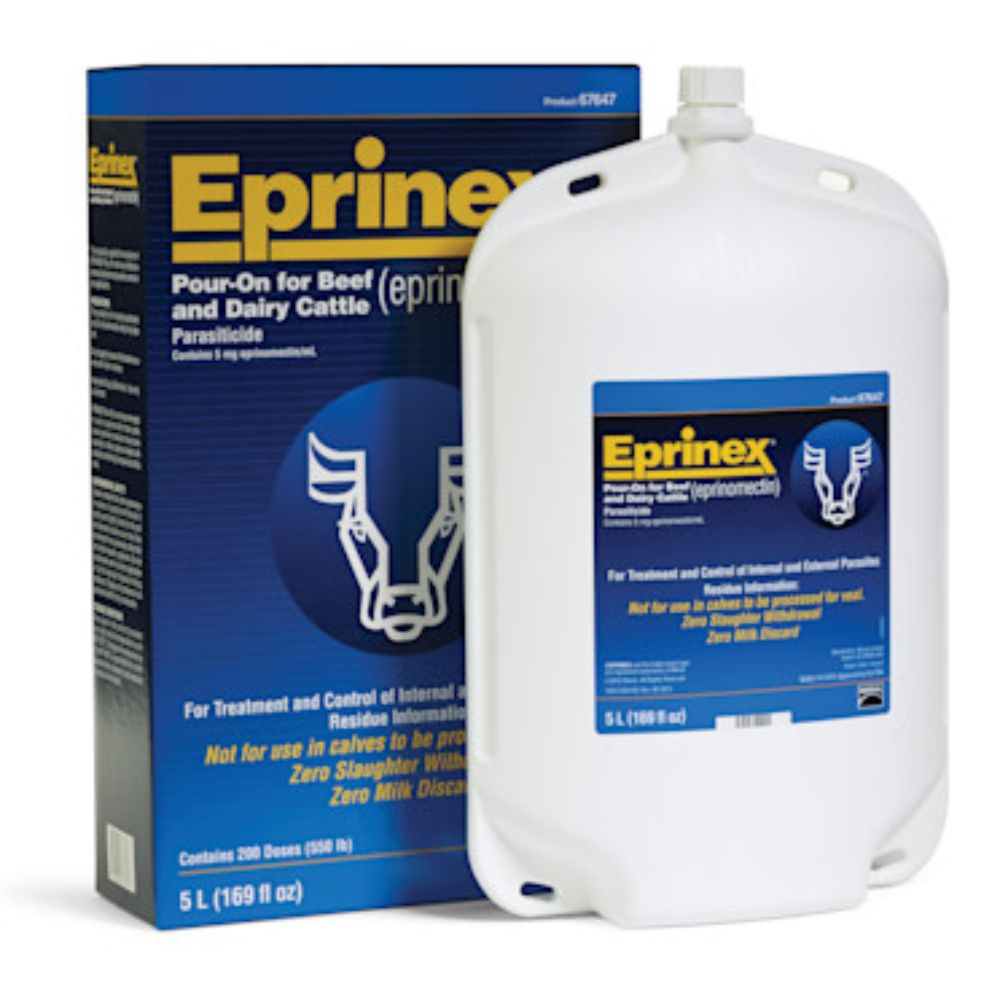 Eprinex container and packaging on a white background