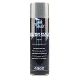 Silver galvanising spray can with 'MARX' branding on a white background